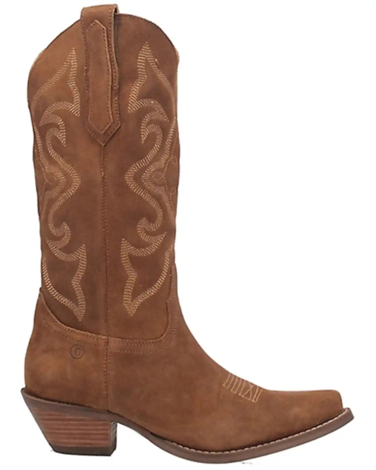 Dingo Women's Out West Suede Tall Western Boots - Round Toe