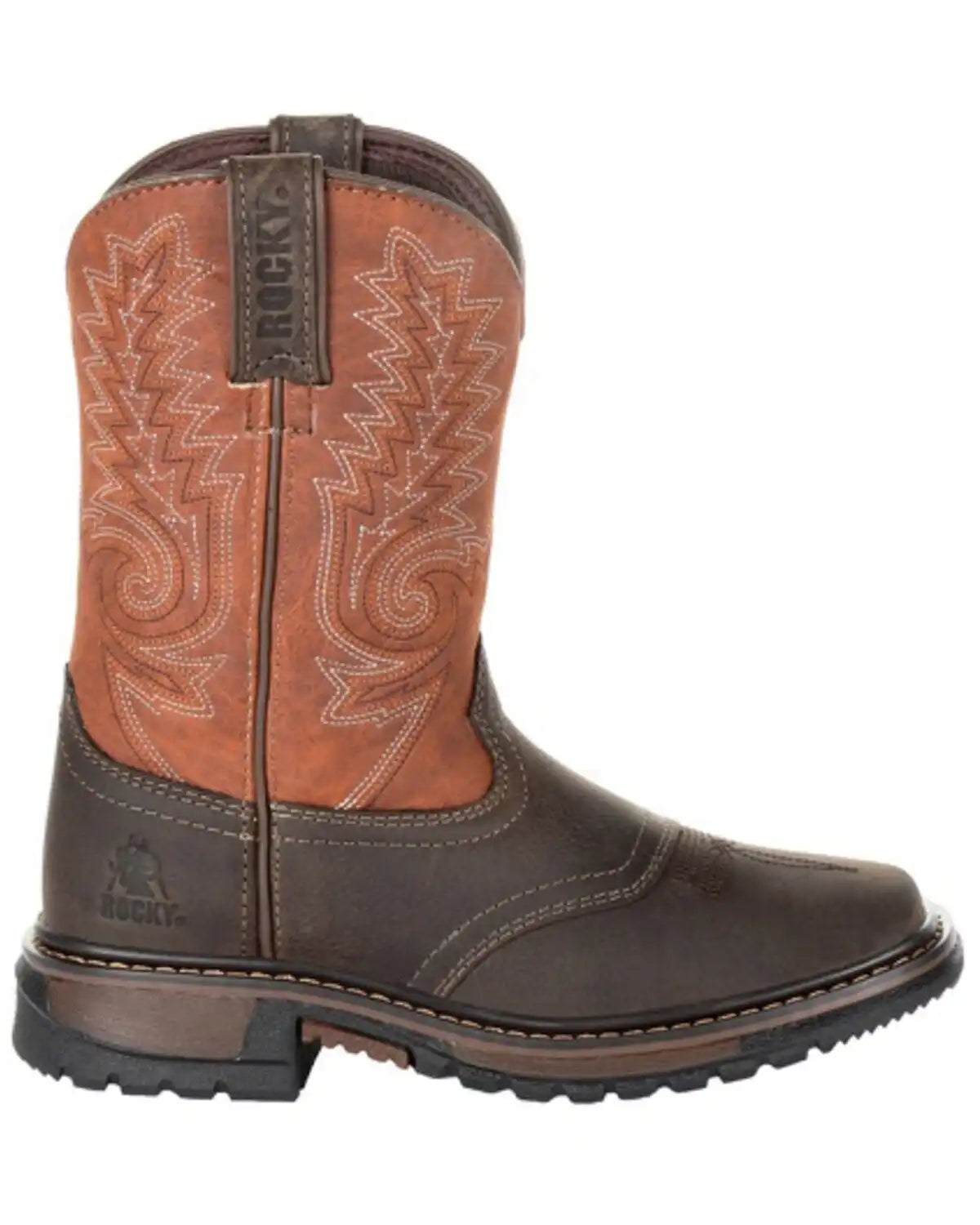 Rocky Boys' Ride FLX Western Boots - Square Toe