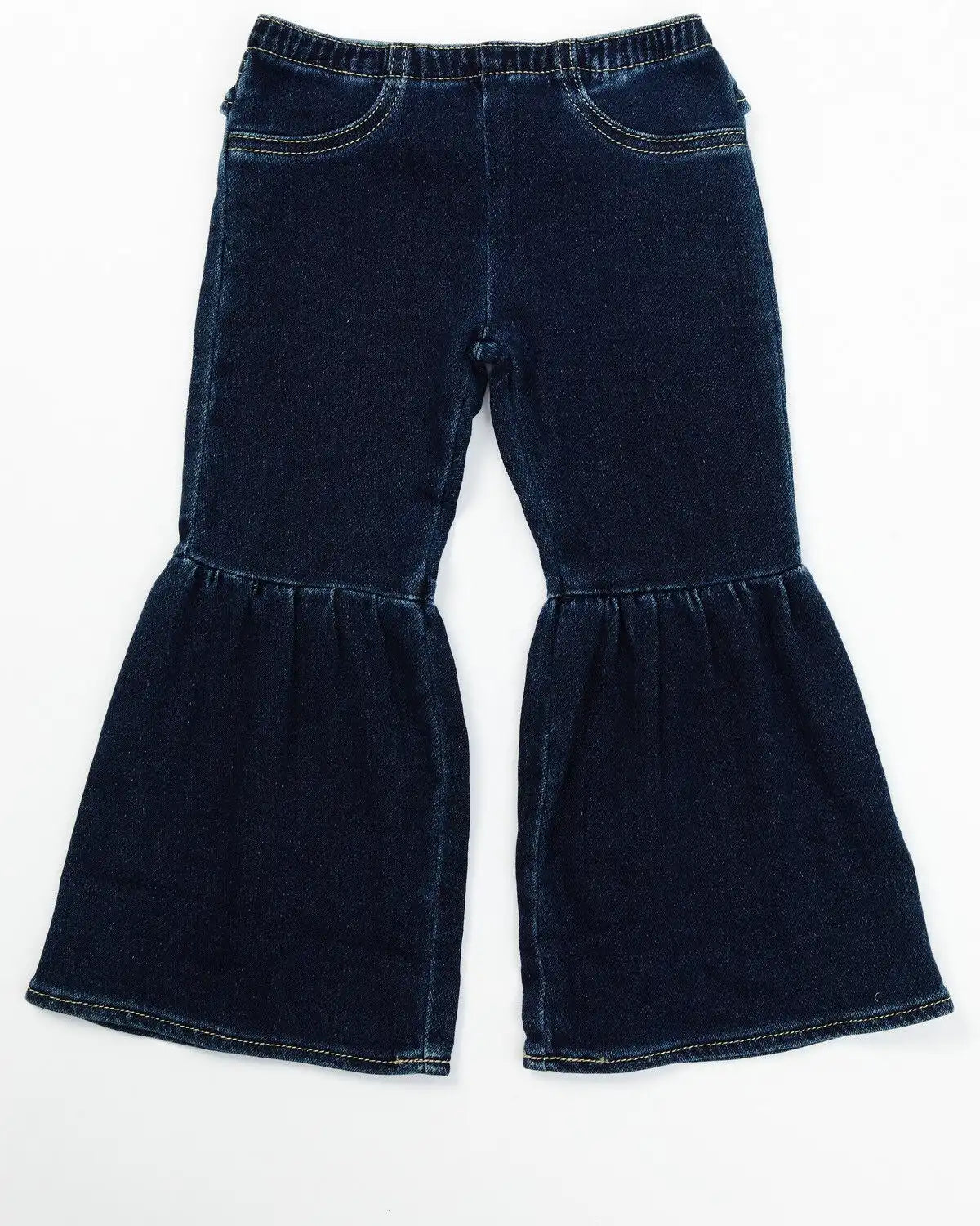 Wrangler Toddler Girls' Dark Wash Flare Pants