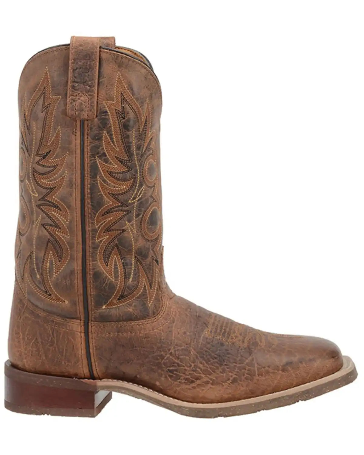 Laredo Men's Rancher Stockman Performance Western Boots - Broad Square Toe