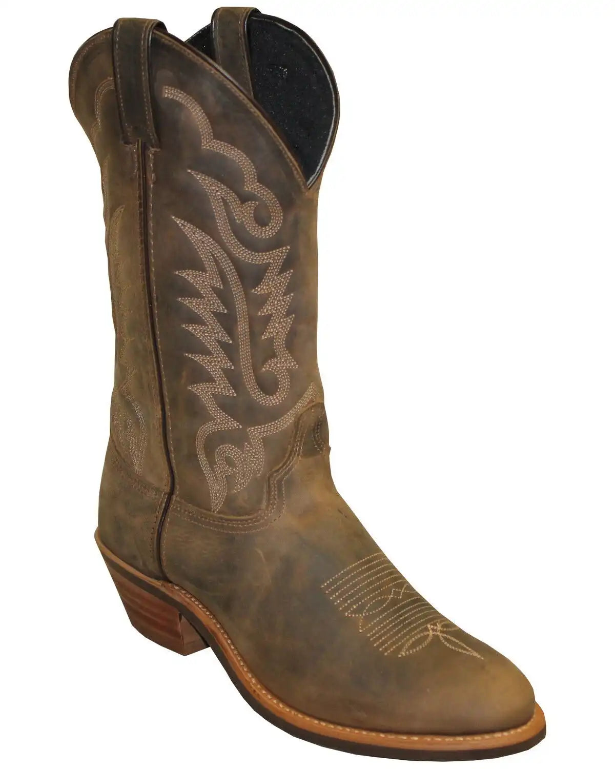 Abilene Men's Distressed Performance Western Boots - Round Toe