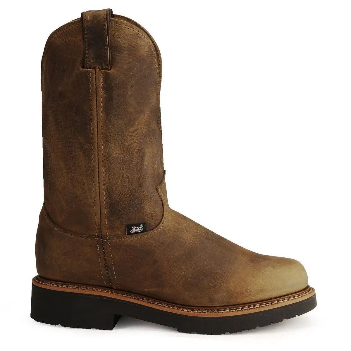 Justin Men's J-Max Blueprint Bay Gaucho EH Pull On Work Boots - Soft Toe