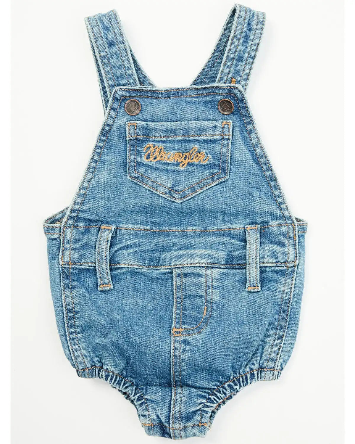 Wrangler Infant Boys' Boot Barn Exclusive Denim Overall Onesie