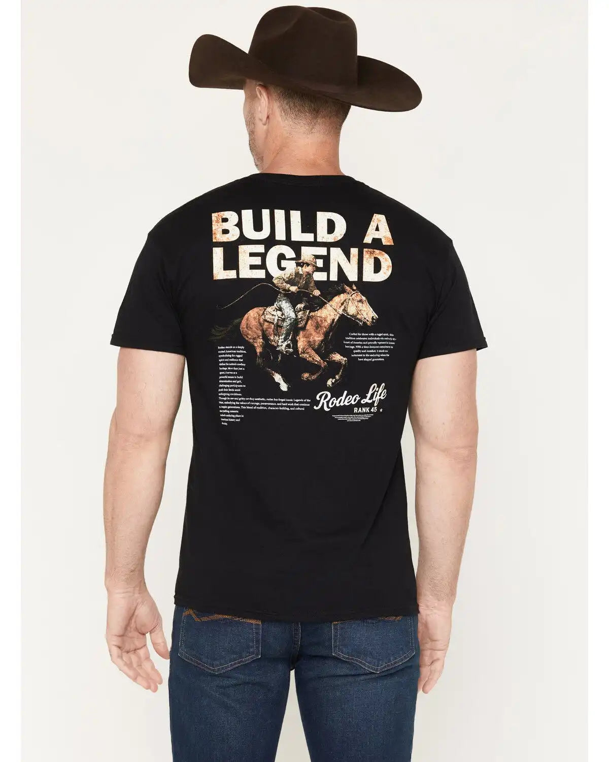RANK 45® Men's Build A Legend Short Sleeve Graphic T-Shirt