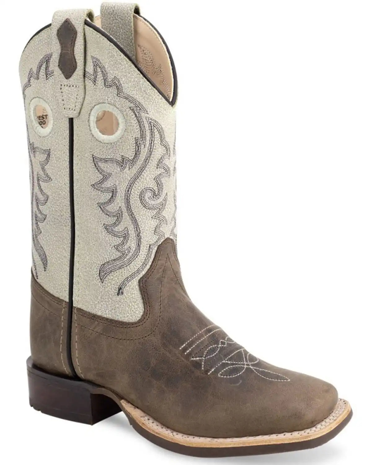Old West Little Boys' Western Boots - Broad Square Toe