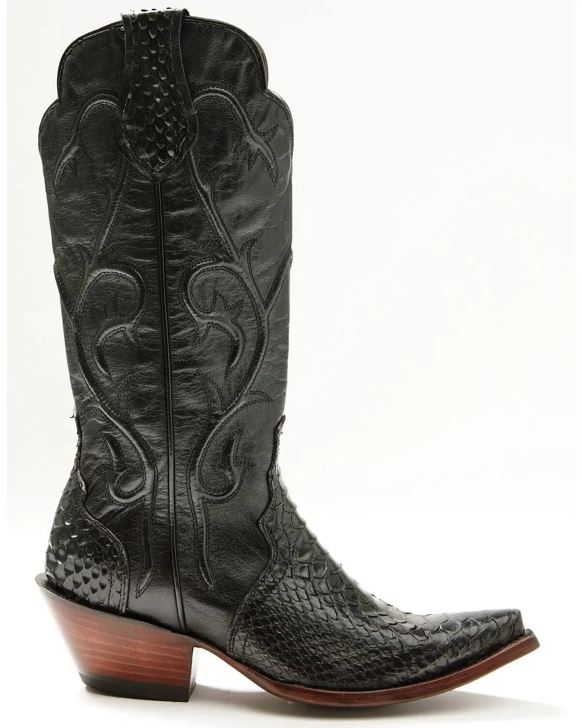 Shyanne Women's Exotic Python Tall Western Boots - Snip Toe