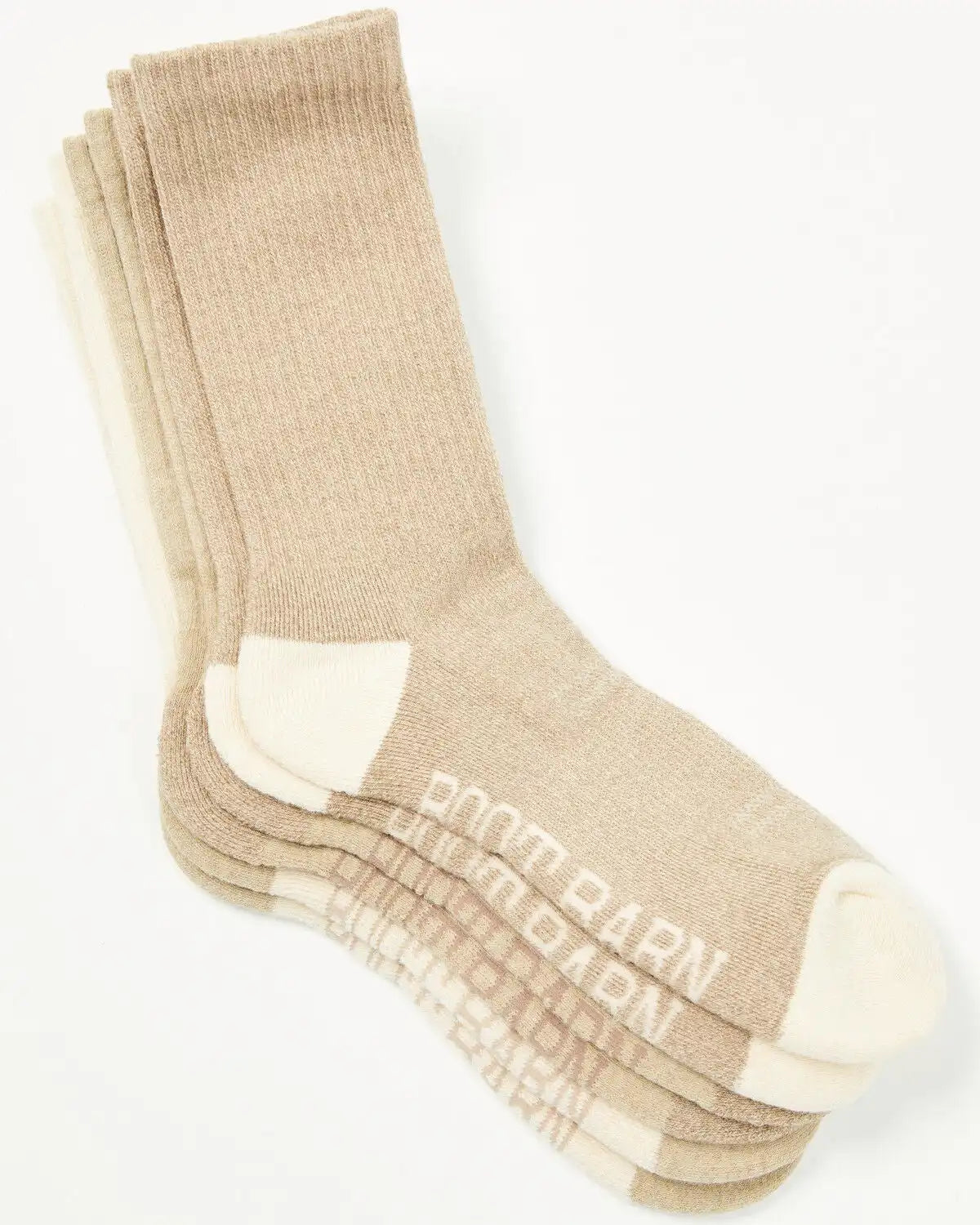 Boot Barn Women's Basic Crew Socks - 3 Pack