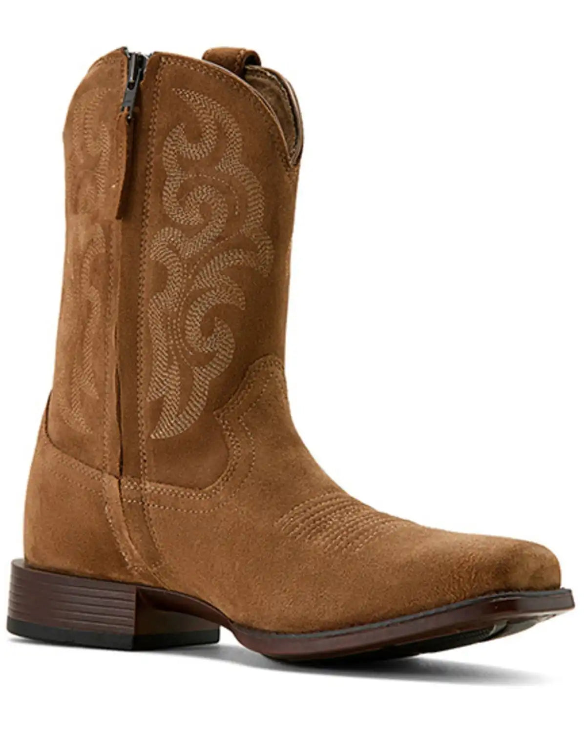 Ariat Men's Bodie Suede Western Boots - Square Toe