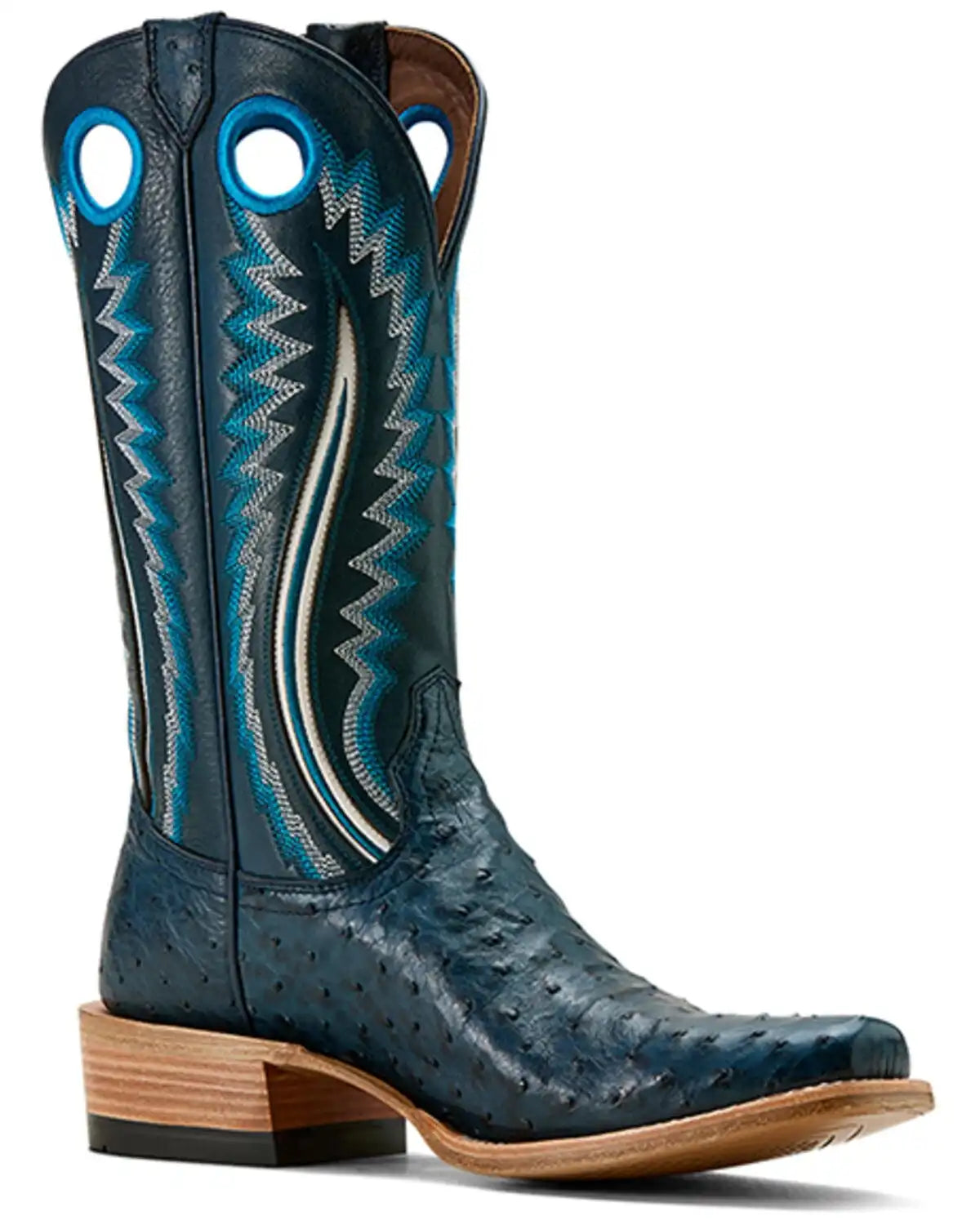 Ariat Men's Exotic Full-Quill Ostrich Futurity Outlaw Tall Western Boots - Square Toe
