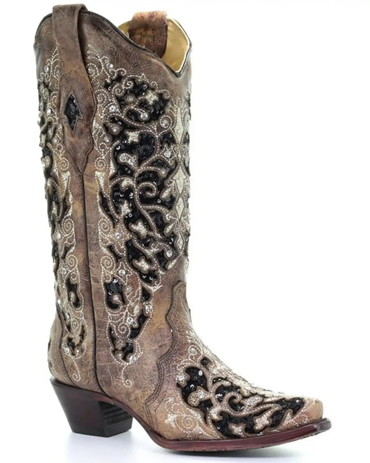 Corral Women's Embroidered Western Boots - Snip Toe