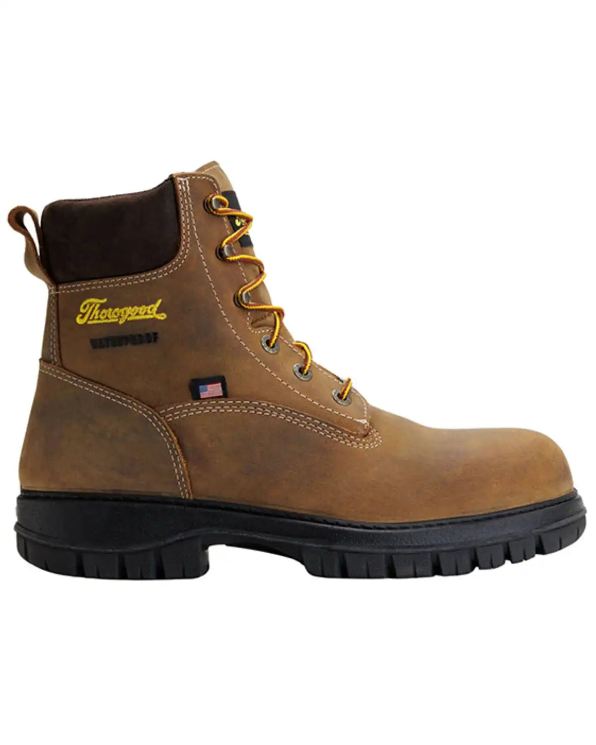 Thorogood Men's 6" USA Genesis Waterproof Work Boots - Nano Toe