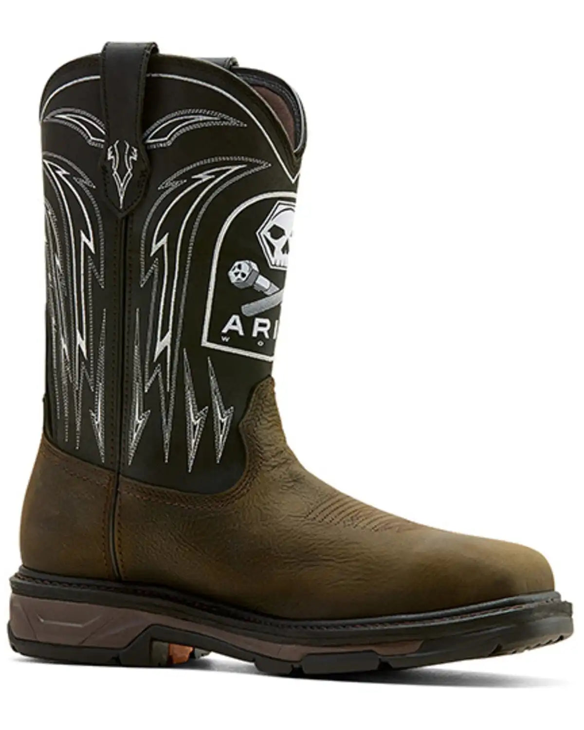 Ariat Men's WorkHog® XT Bolt Skull Waterproof Work Boots - Carbon Toe