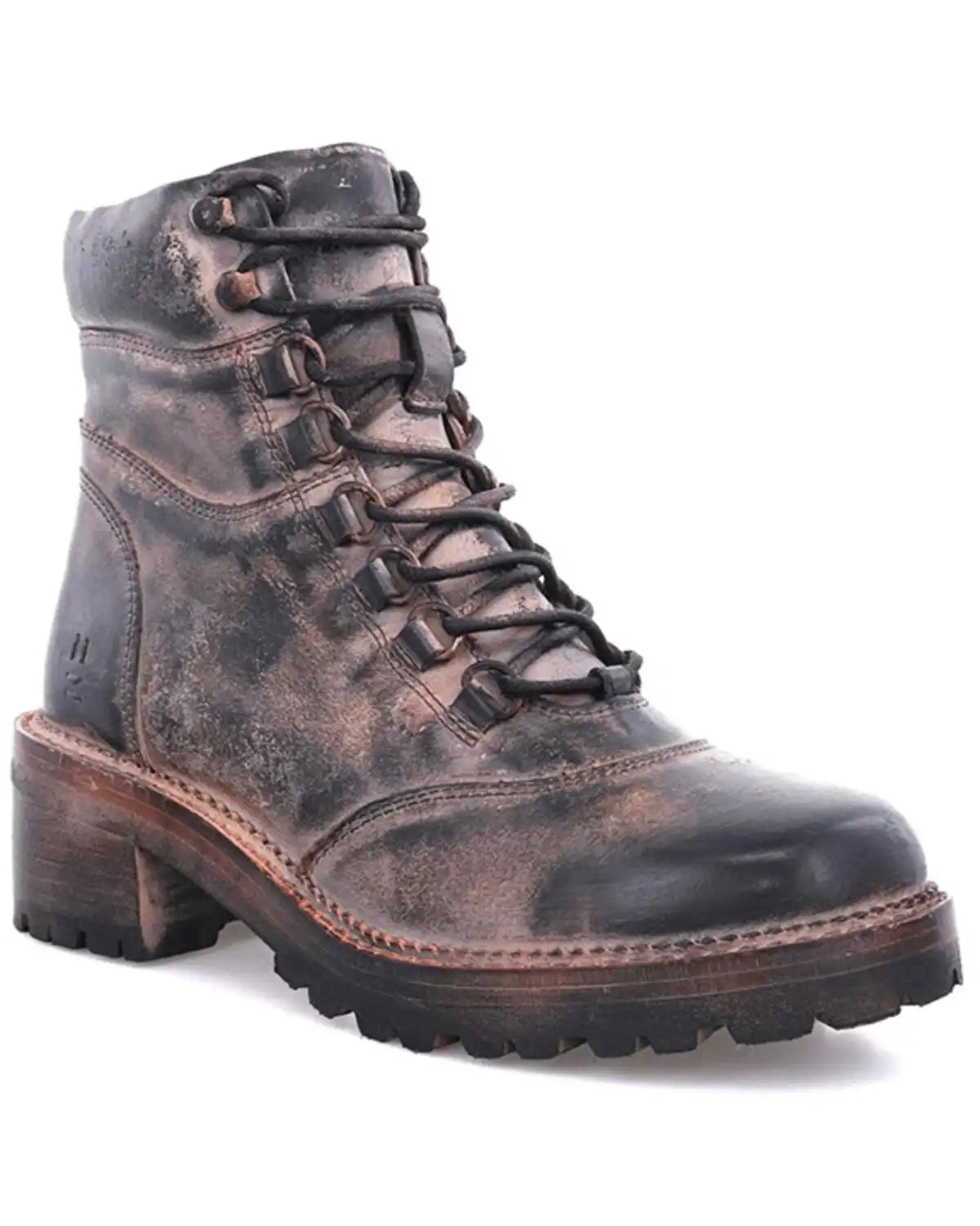 Roan by Bed Stu Women's Packer Lace-Up Boots - Round Toe