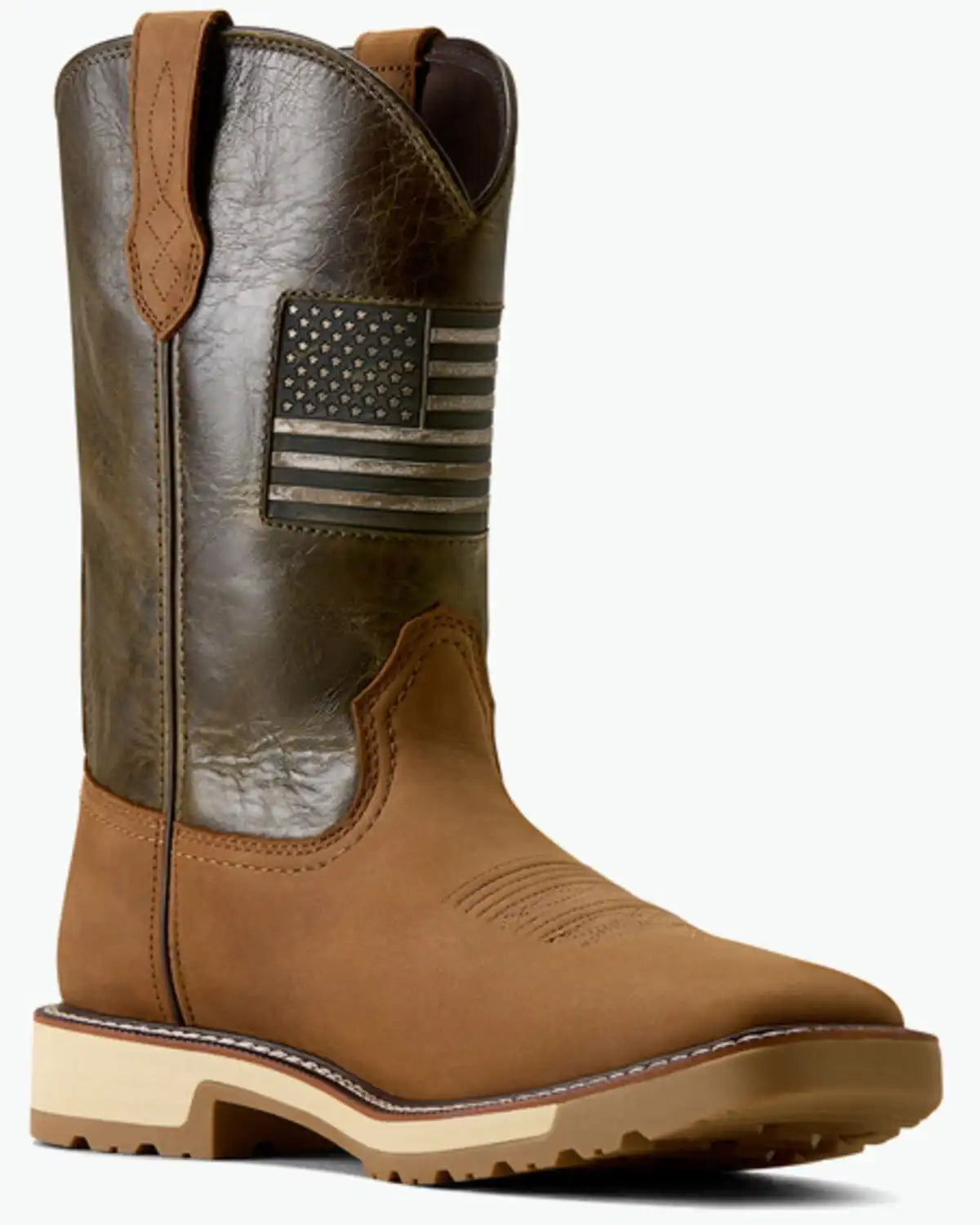 Ariat Men's Activator Patriot Pull-On Work Boots - Soft Toe