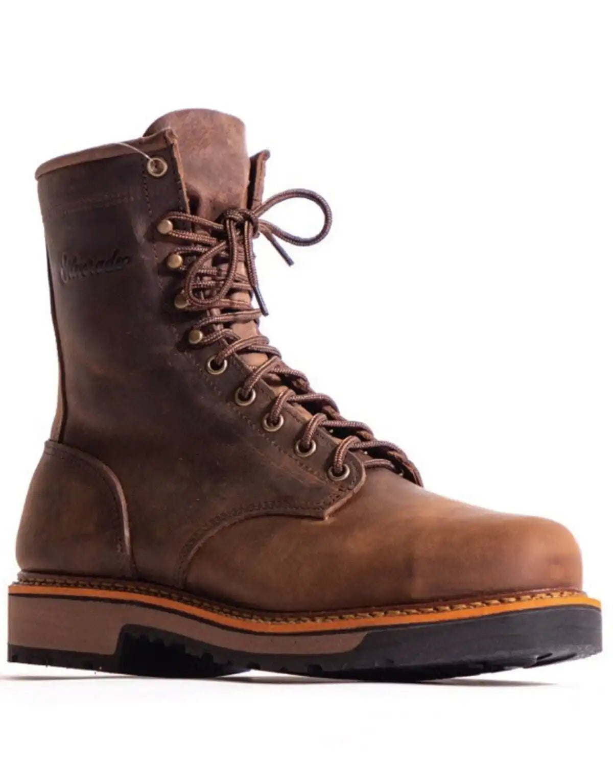Silverado Men's Lace-Up Work Boots - Steel Toe