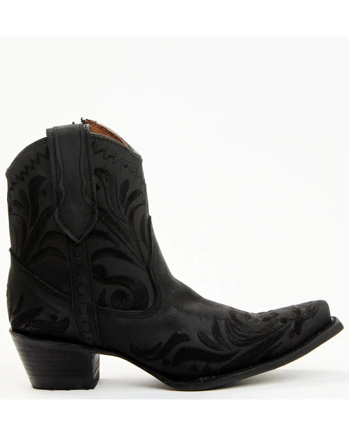 Circle G Women's Embroidered Booties - Snip Toe