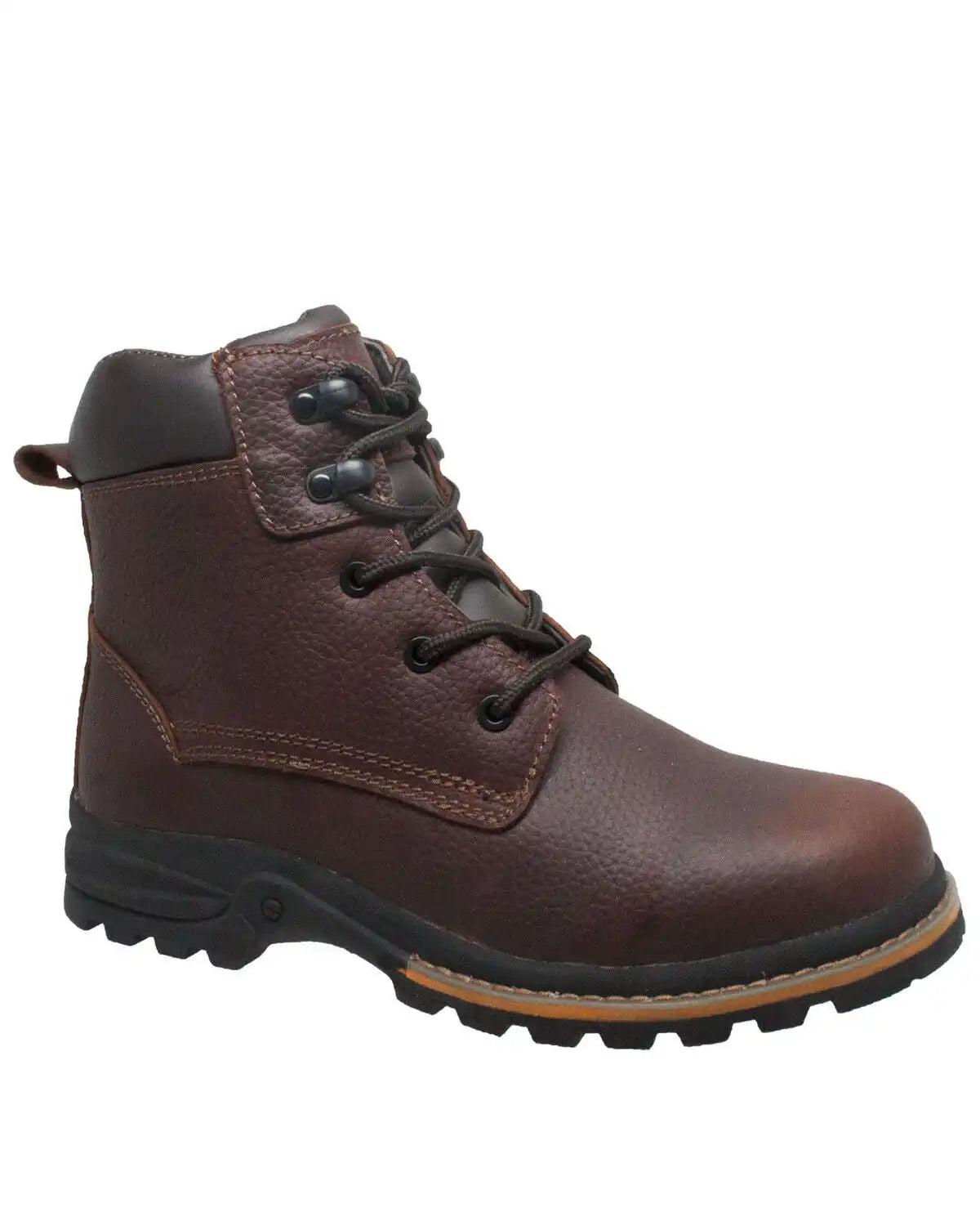 Ad Tec Men's Brown Oiled Work Boots - Soft Toe