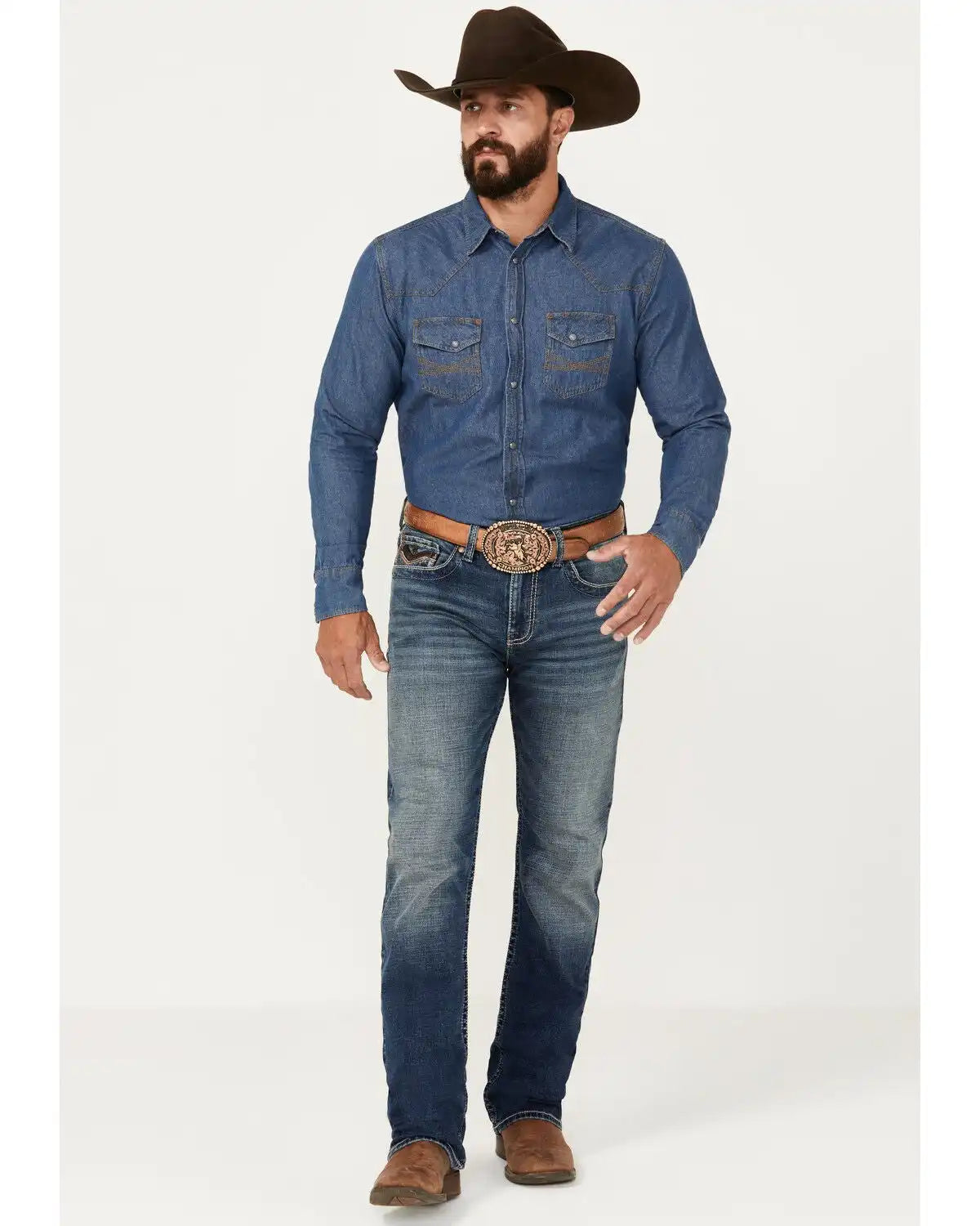 Cody James Men's Sundance Wash Jackson Slim Straight Stretch Denim Jeans