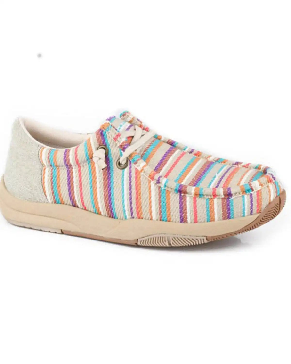 Roper Women's Clearcut Striper Casual Shoes - Moc Toe