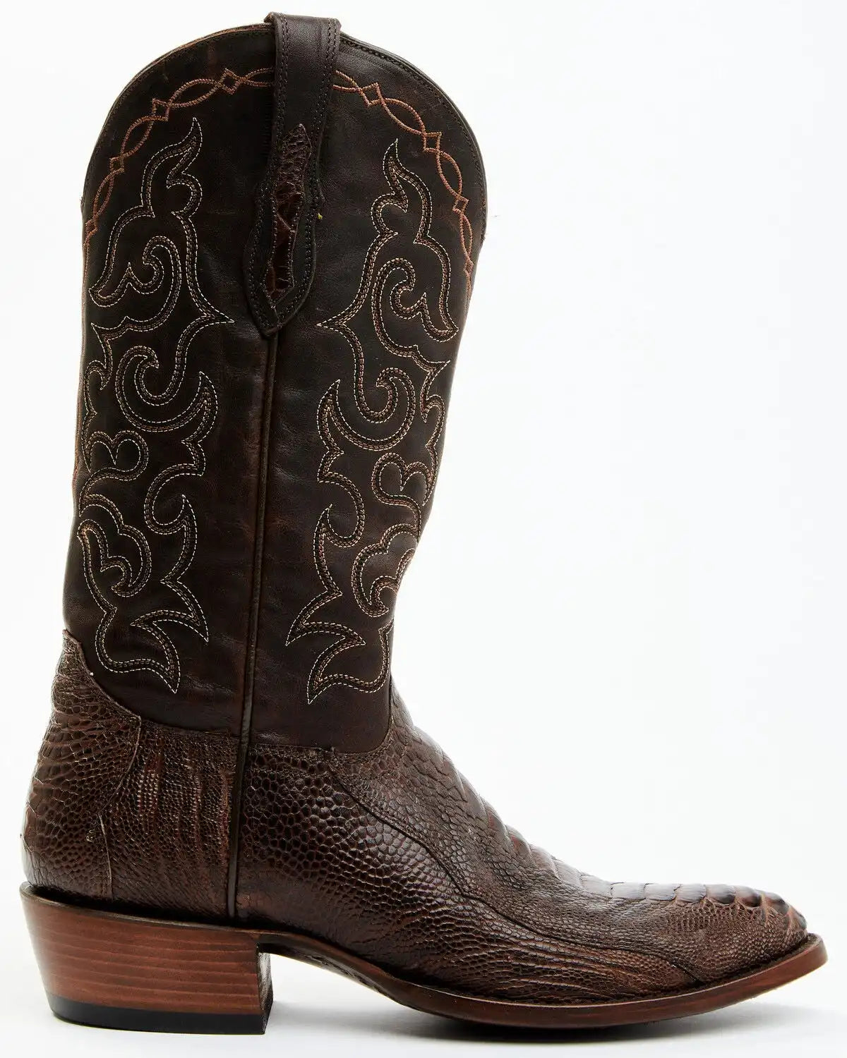Cody James Men's Exotic Ostrich Leg Western Boots - Round Toe