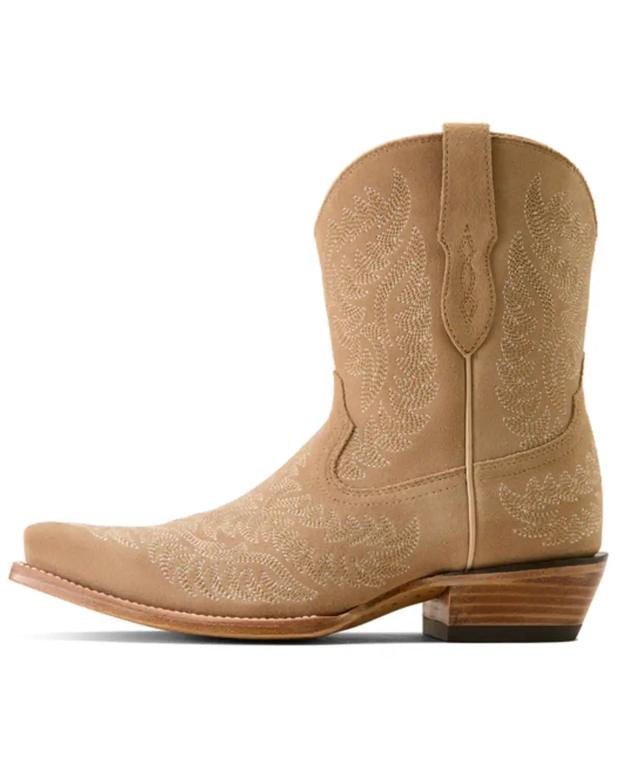 Ariat Women's Cate Suede Short Western Boots - Snip Toe