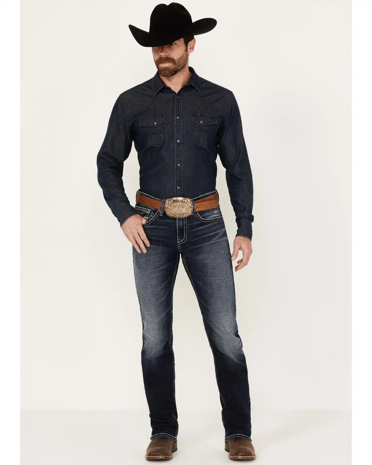 Cody James Men's Moonbeam Wash Jackson Slim Straight Stretch Denim Jeans