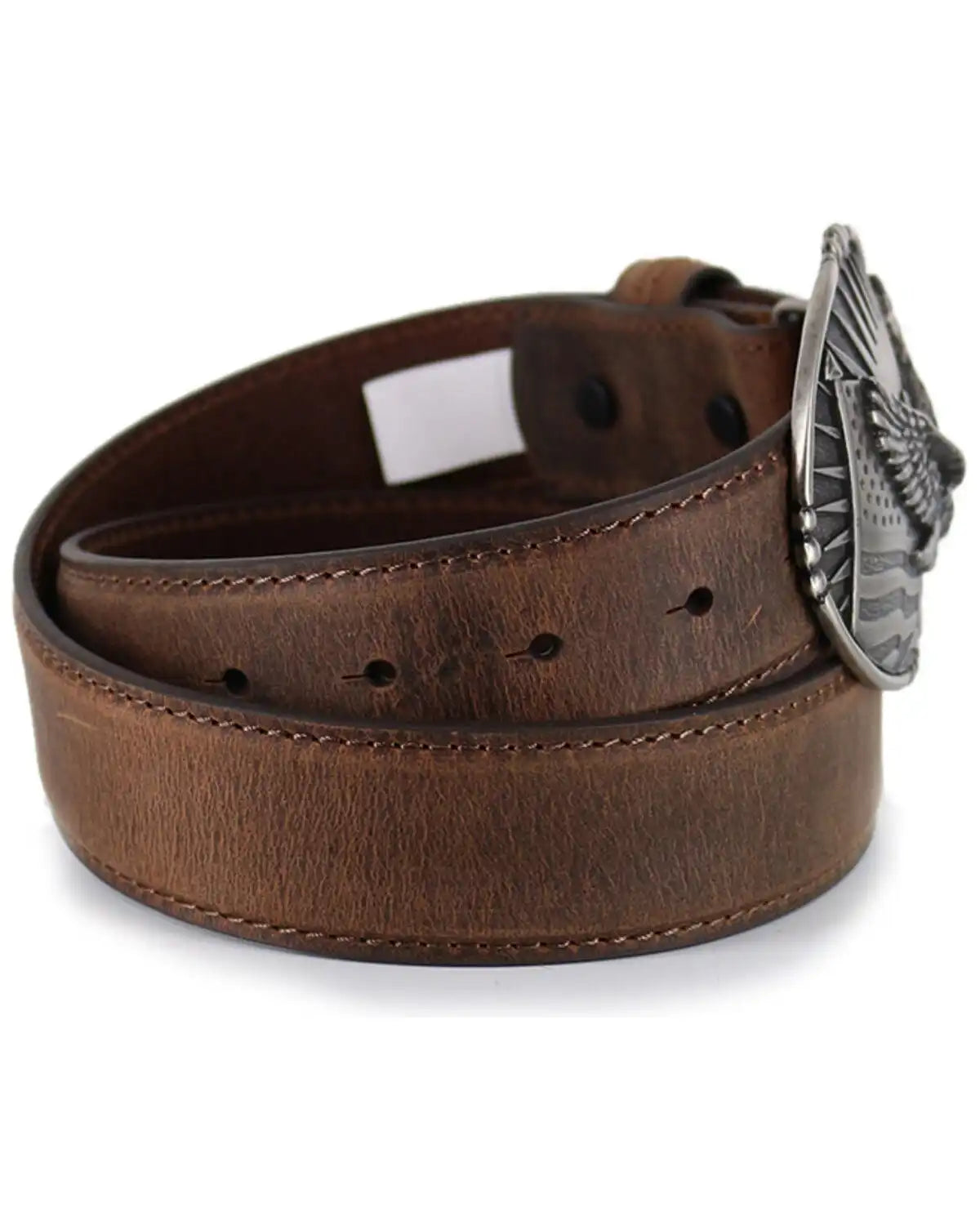 Cody James Men's Patriotic Eagle Leather Belt