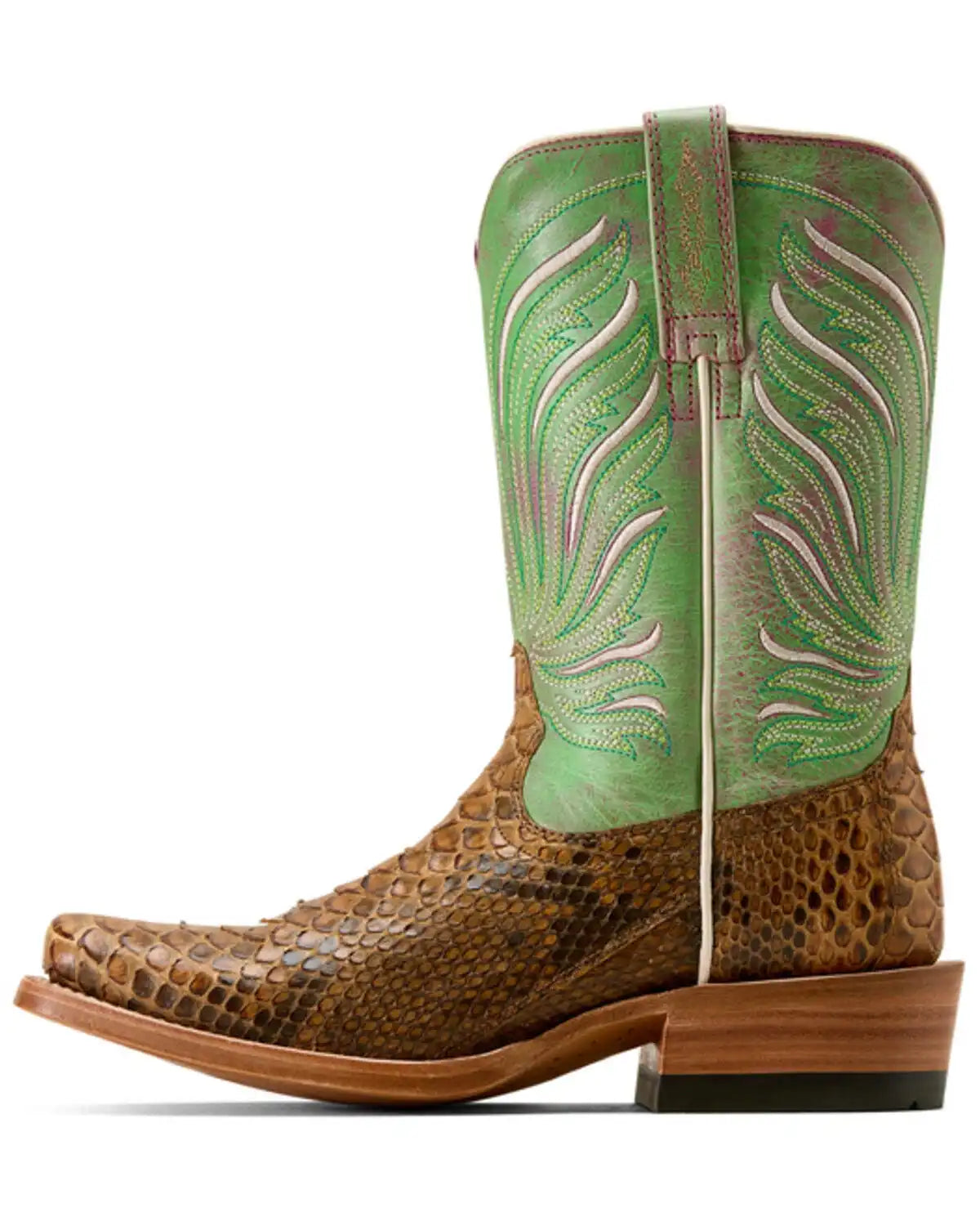 Ariat Women's Exotic Python Futurity Dash Western Boots - Square Toe