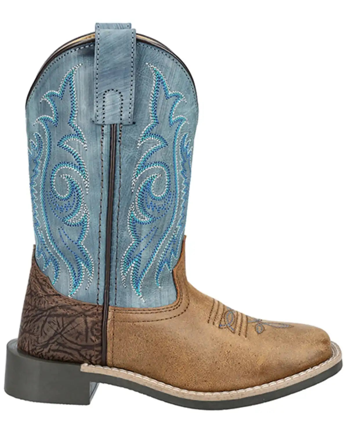 Smoky Mountain Boys' Cole Western Boots - Broad Square Toe