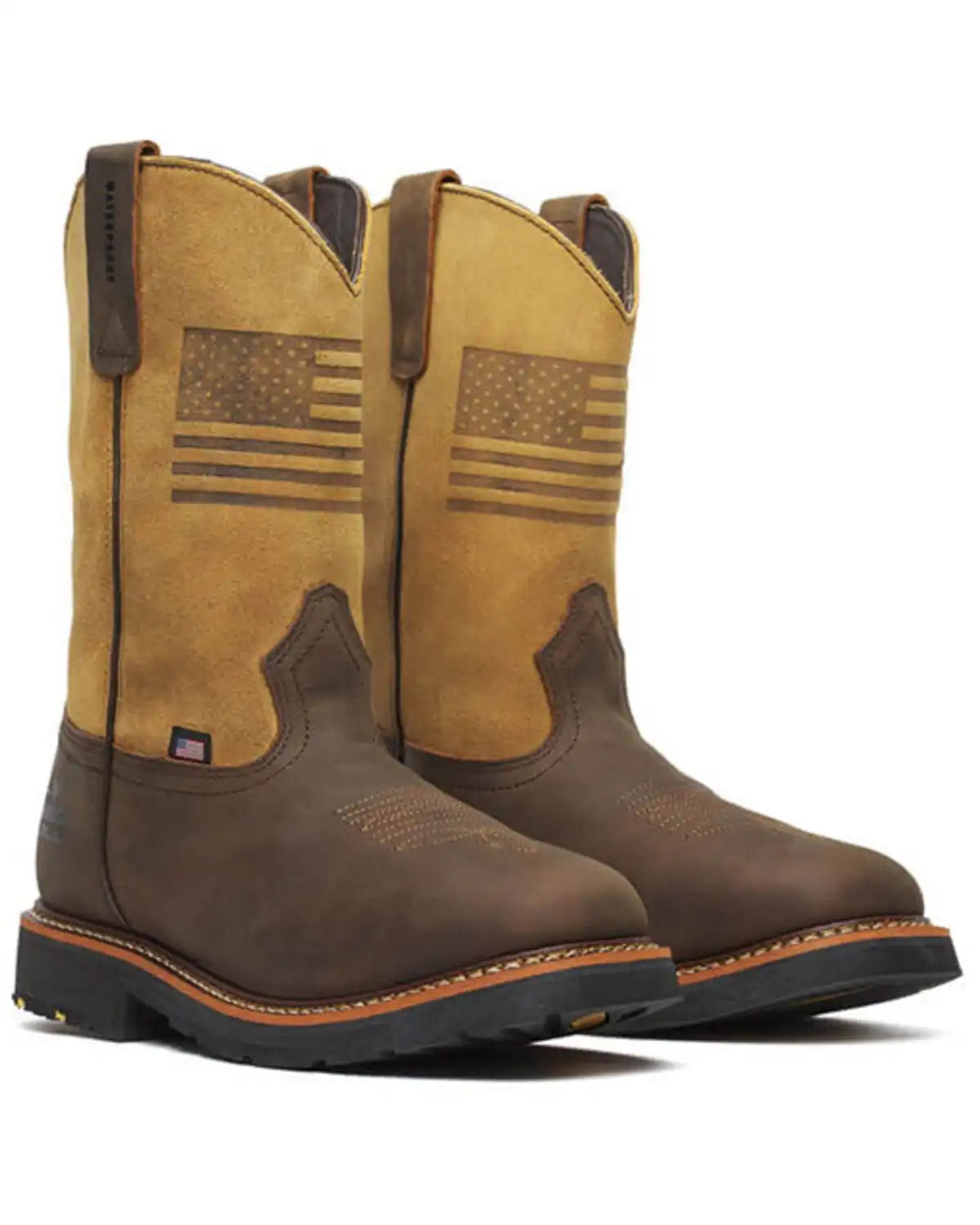 Thorogood Men's 11" USA Waterproof Wellington Work Boots - Soft Toe