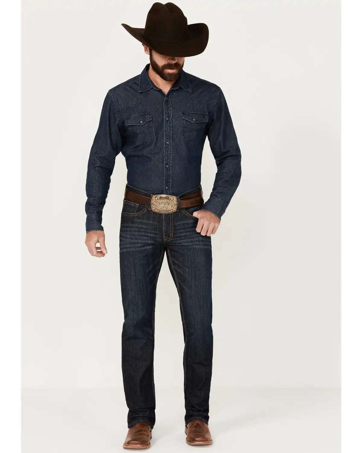 Cody James Men's Night Hawk Wash Jackson Slim Straight Stretch Denim Jeans