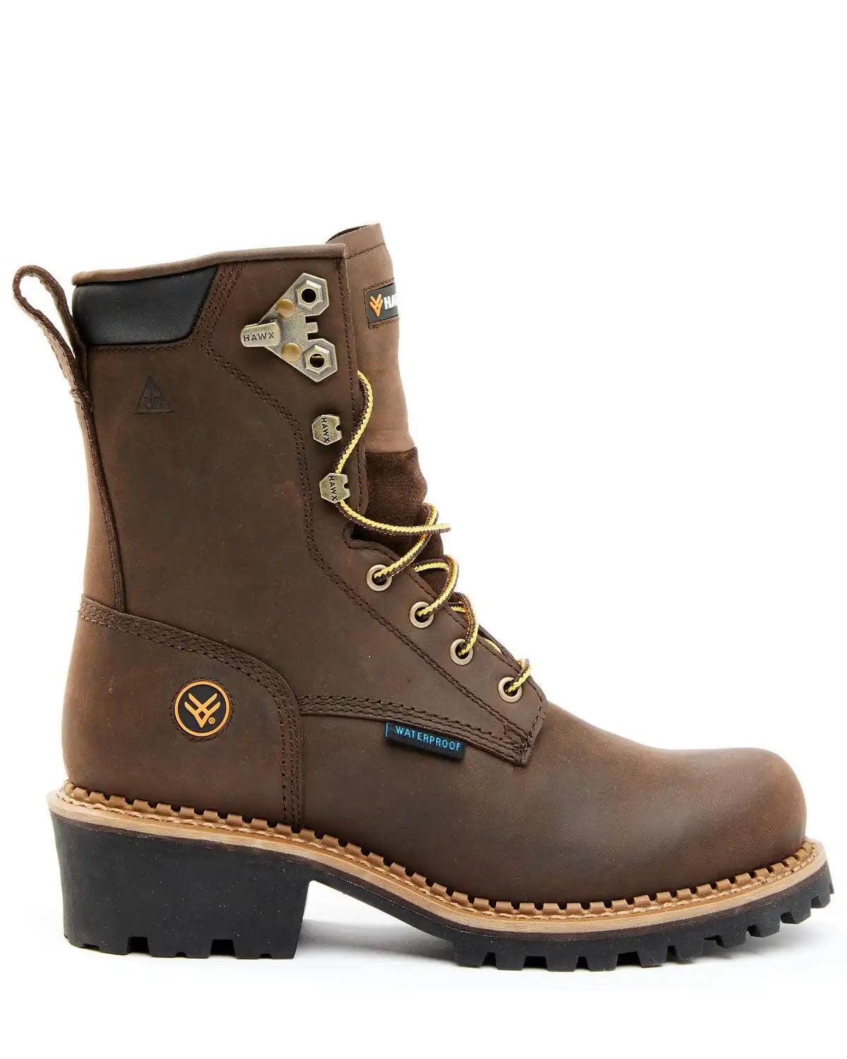 Hawx Men's 8" Waterproof Logger Boots - Soft Toe