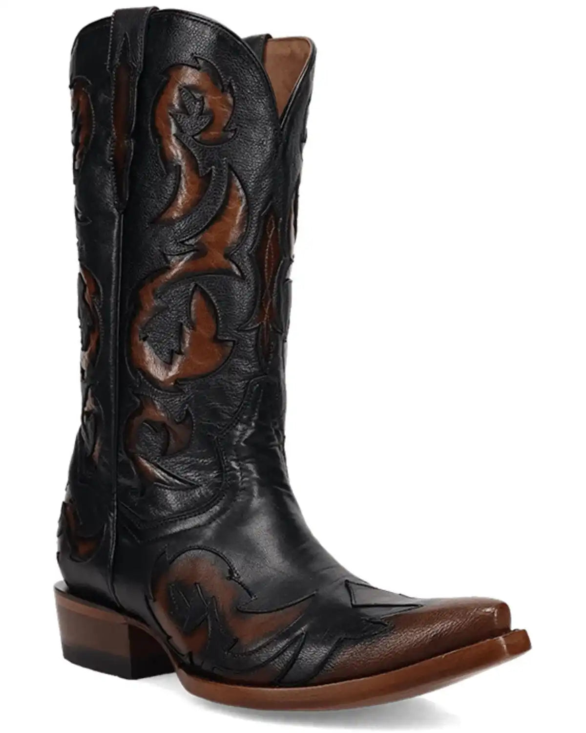 Dan Post Men's Tularosa Inlay Tall Western Boots - Snip Toe