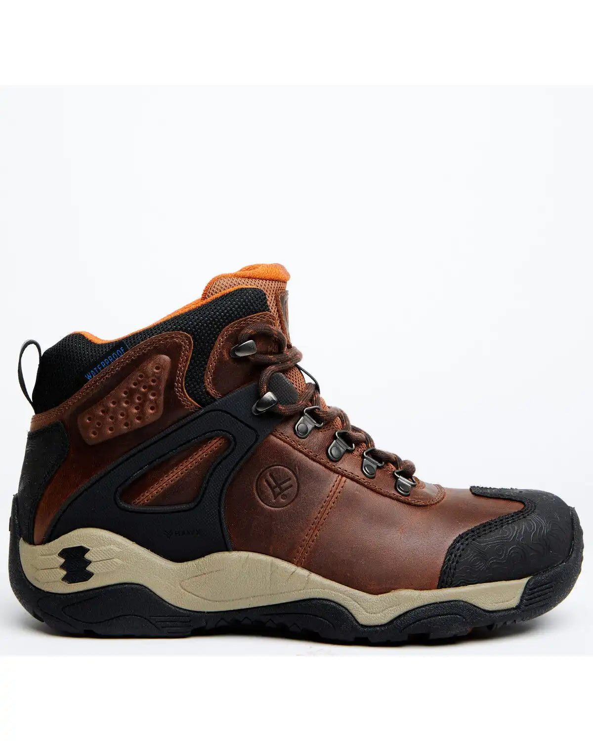 Hawx Men's 5" Talon Umber Waterproof Lace-Up Hiking Work Boot - Soft Toe