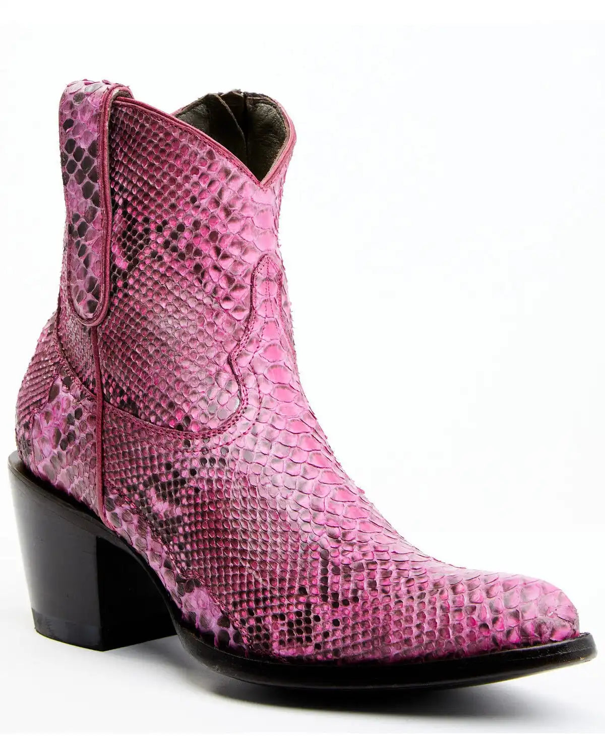Idyllwind Women's Badass Exotic Python Western Booties - Round Toe