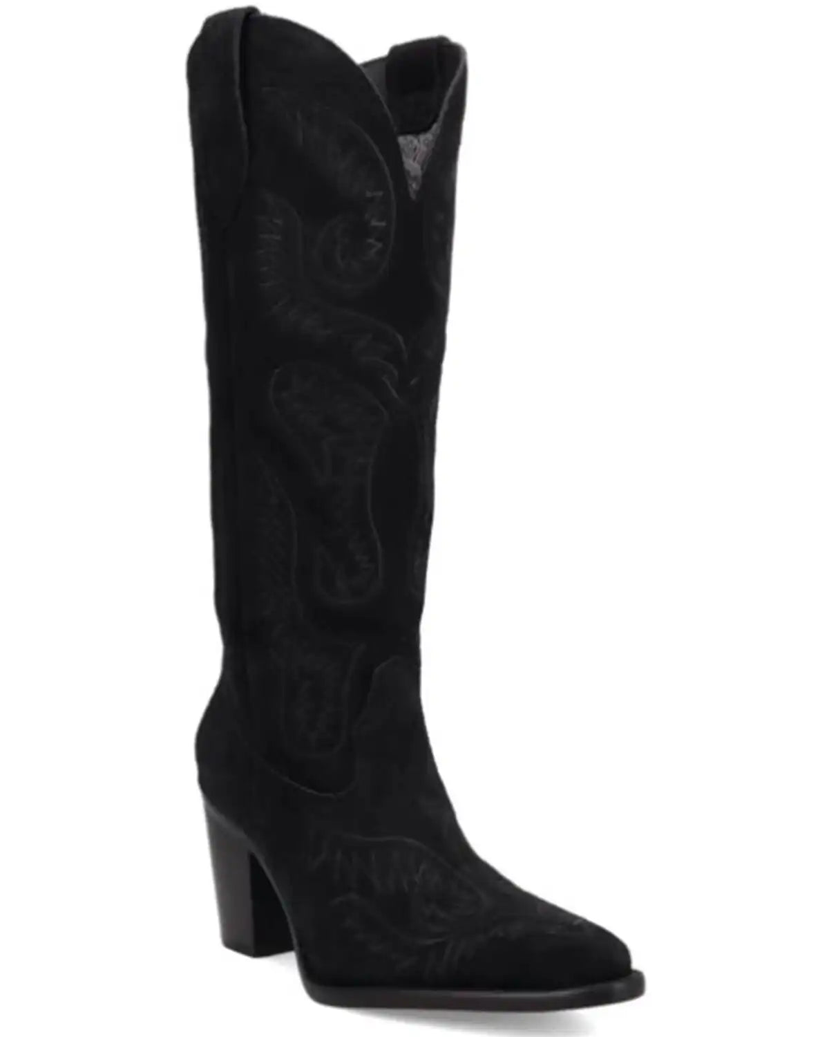 Dingo Women's Evita Tall Suede Western Boots - Snip Toe