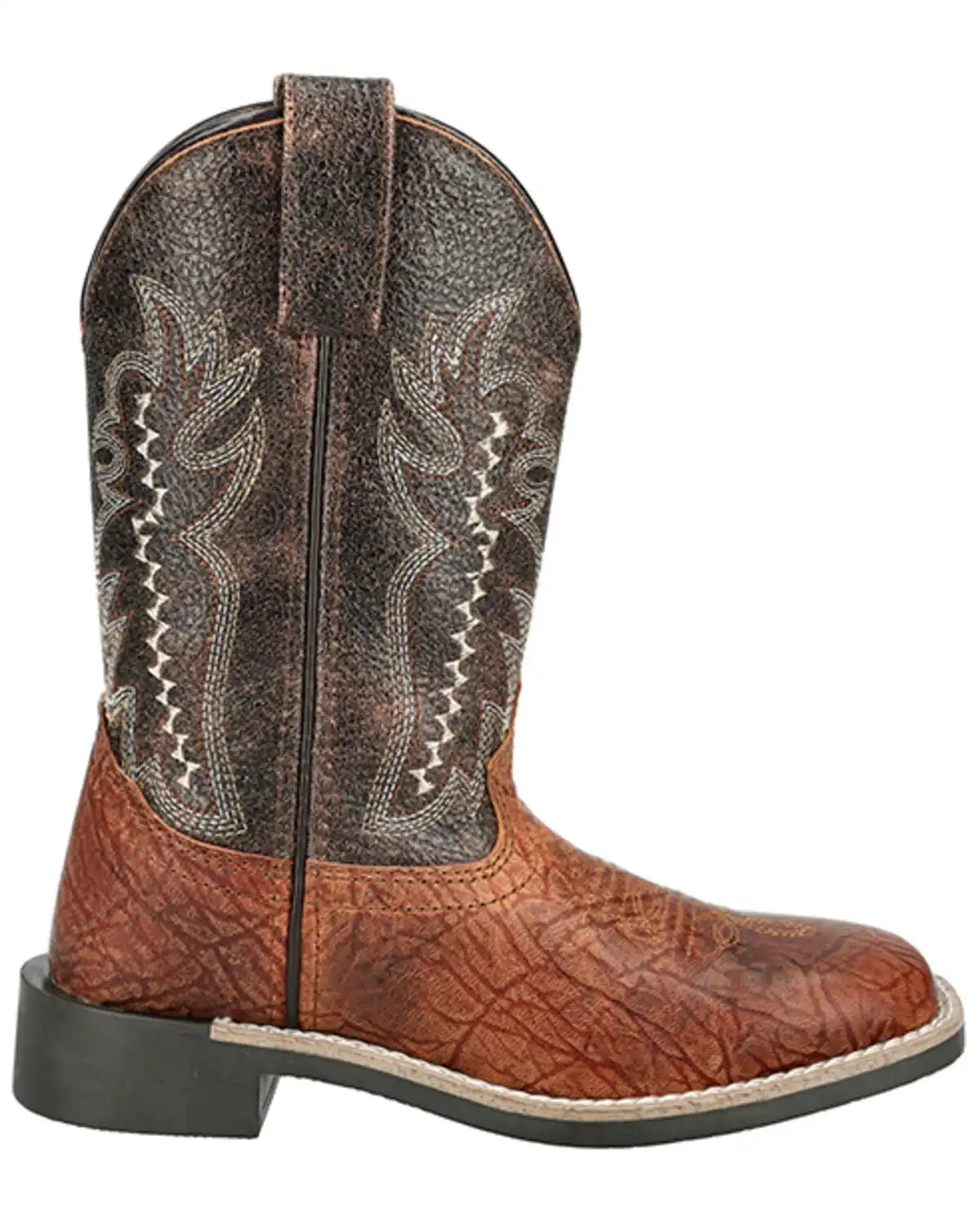 Smoky Mountain Little Boys' Presley Western Boots - Broad Square Toe