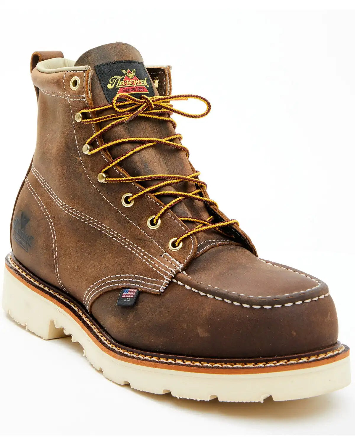 Thorogood Men's 6" American Heritage Classics USA Work Boots - Steel Toe
