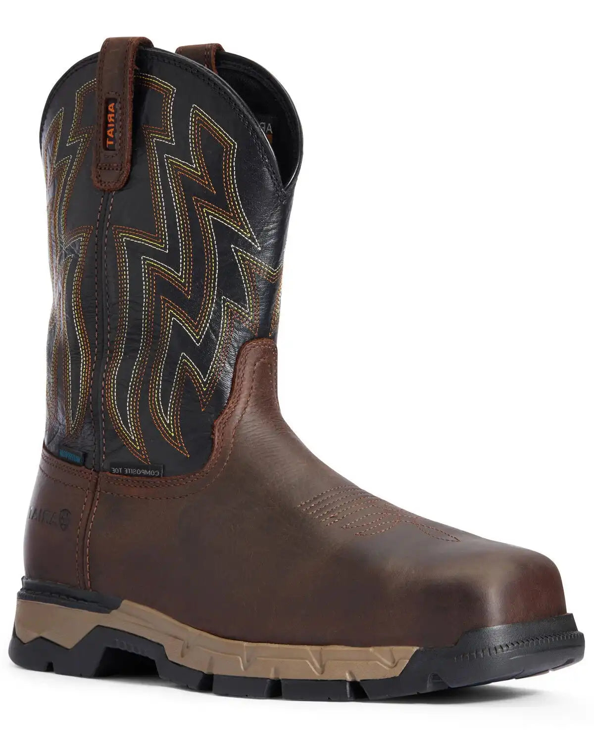 Ariat Men's Rebar Flex Waterproof Western Work Boots - Composite Toe