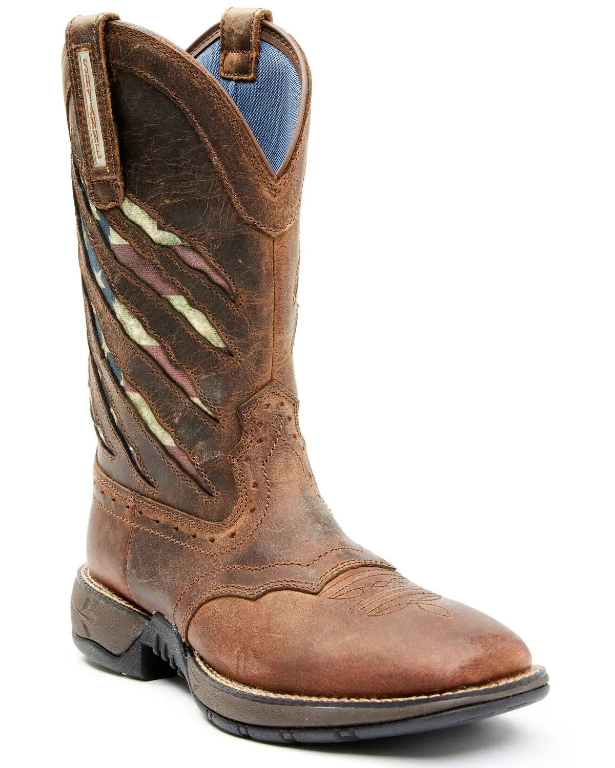 RANK 45® Women's Xero Gravity Lite Flag Western Performance Boots - Broad Square Toe