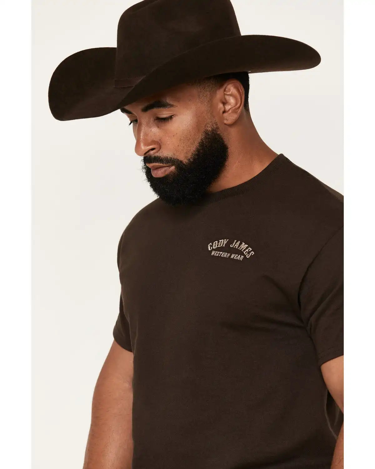 Cody James Men's Embroidered Text Short Sleeve Graphic T-Shirt