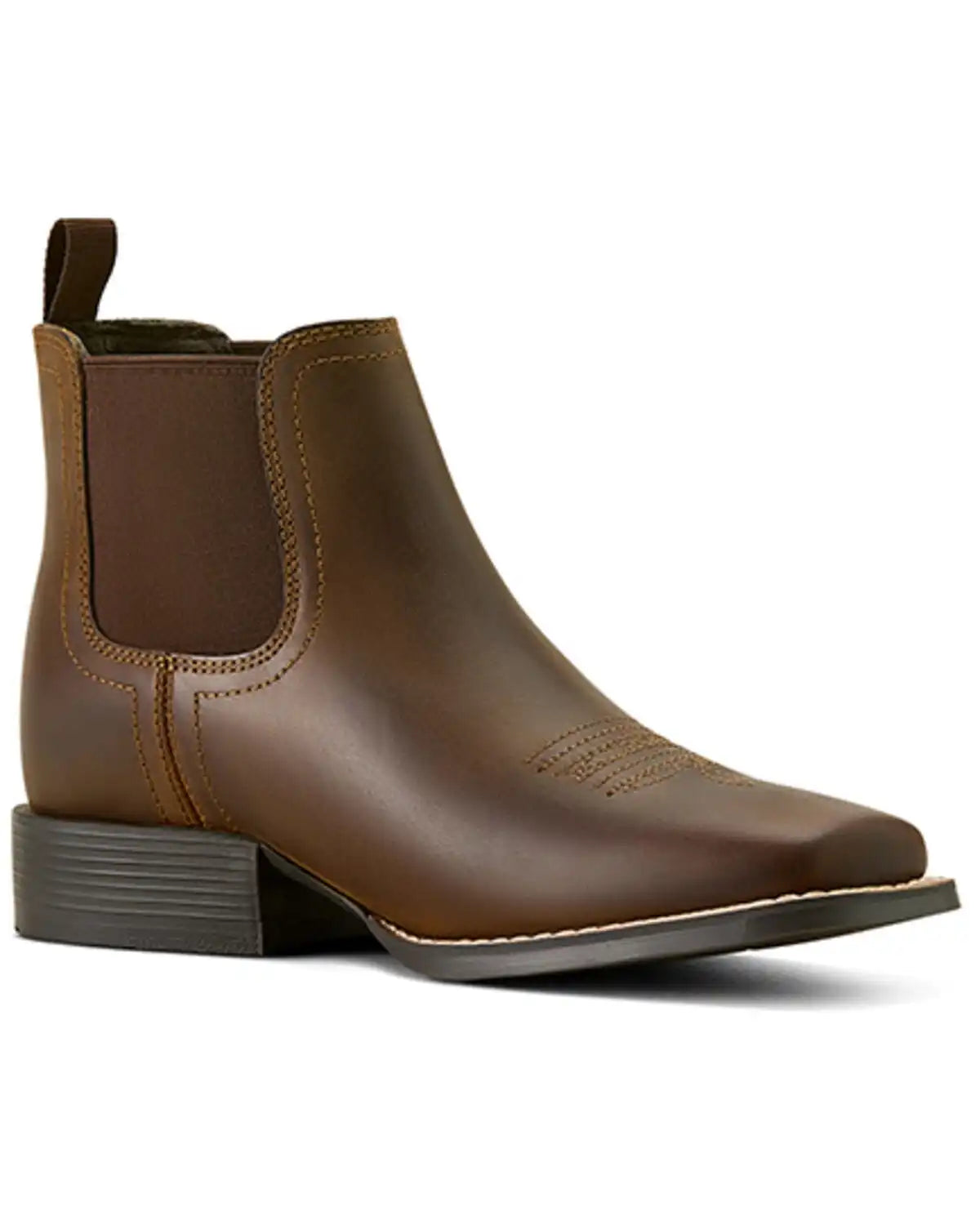 Ariat Boys' Booker Distressed Chelsea Boots - Broad Square Toe