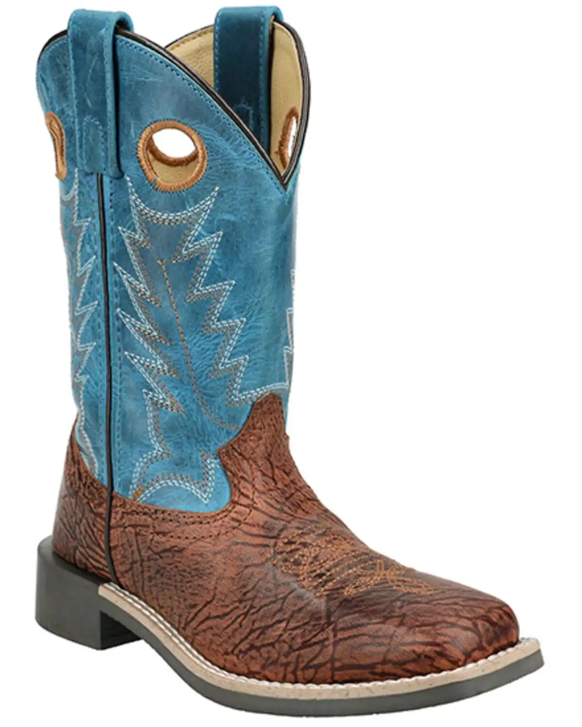 Smoky Mountain Boys' Frontier Western Boots - Broad Square Toe