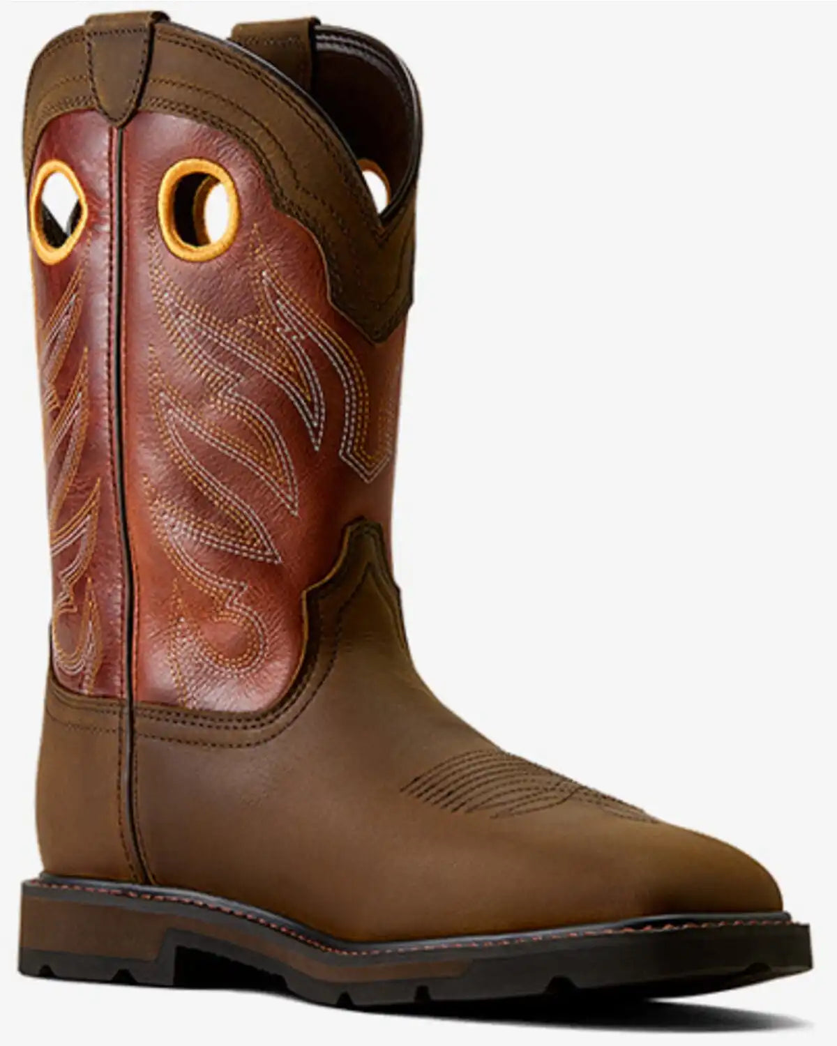 Ariat Men's Groundwork Pull-On Work Boots - Steel Toe