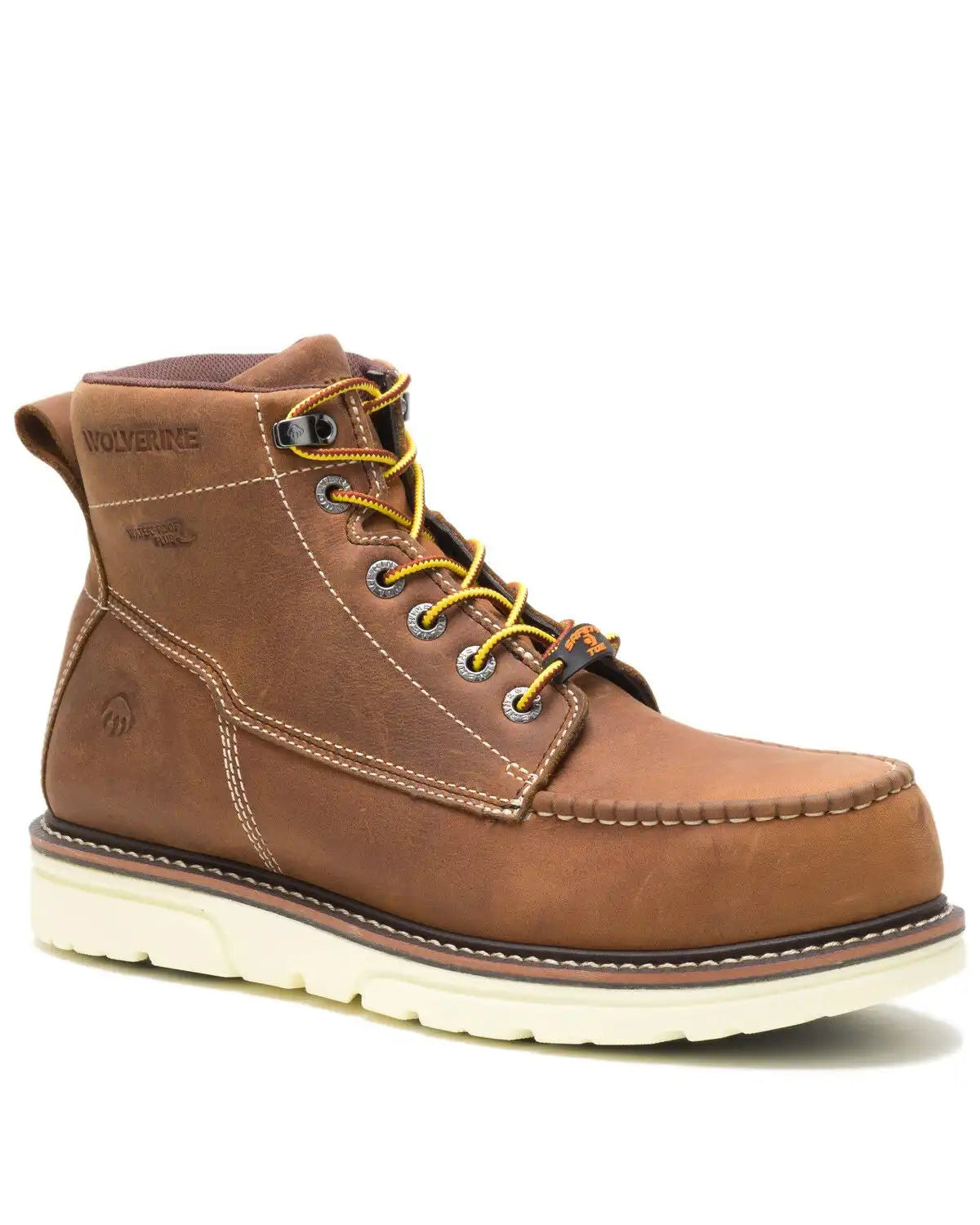 Wolverine Men's Tan I-90 Durashocks Work Boots - Soft Toe
