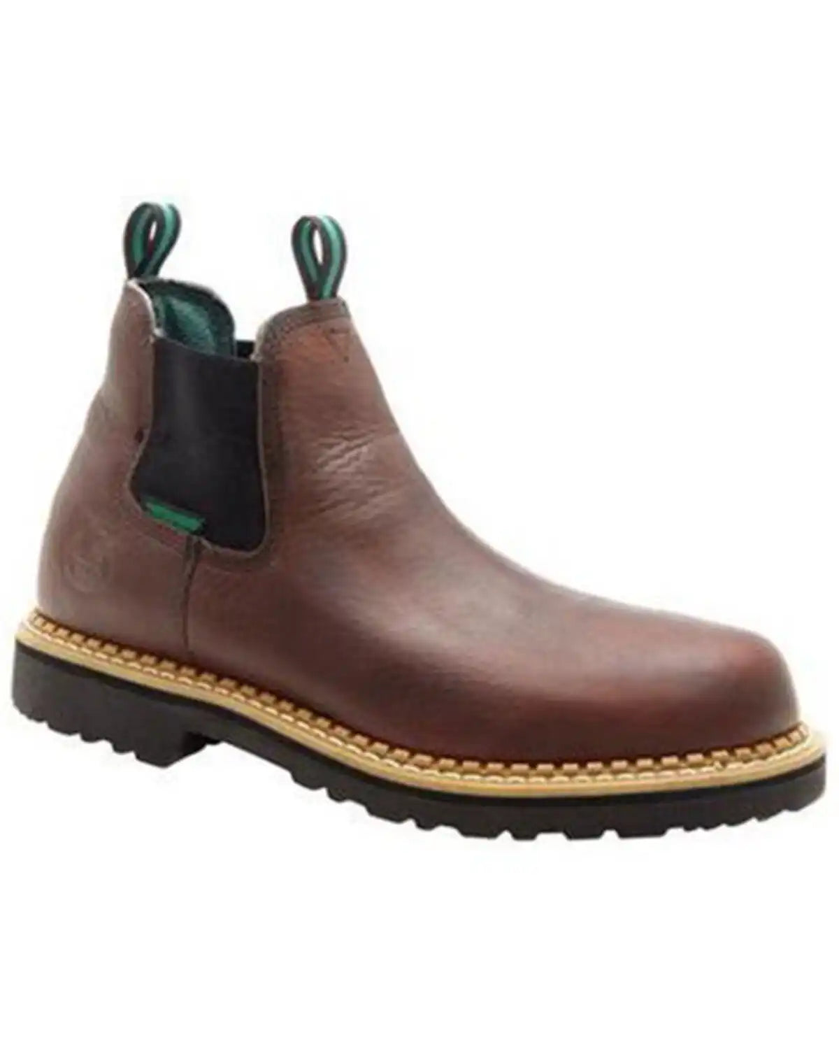 Georgia Boot Men's Romeo Waterproof Slip-On Work Shoes - Soft Toe