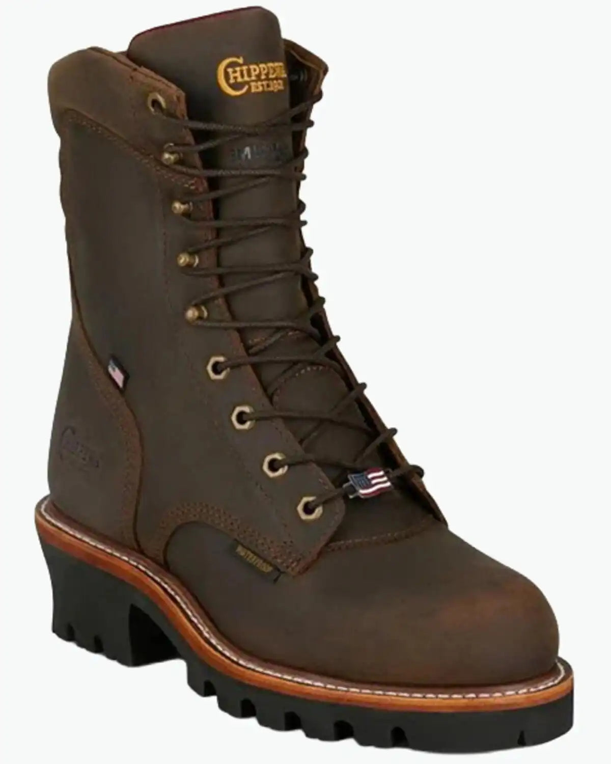 Chippewa Men's 9" Super Logger Waterproof Insulated Work Boots - Steel Toe