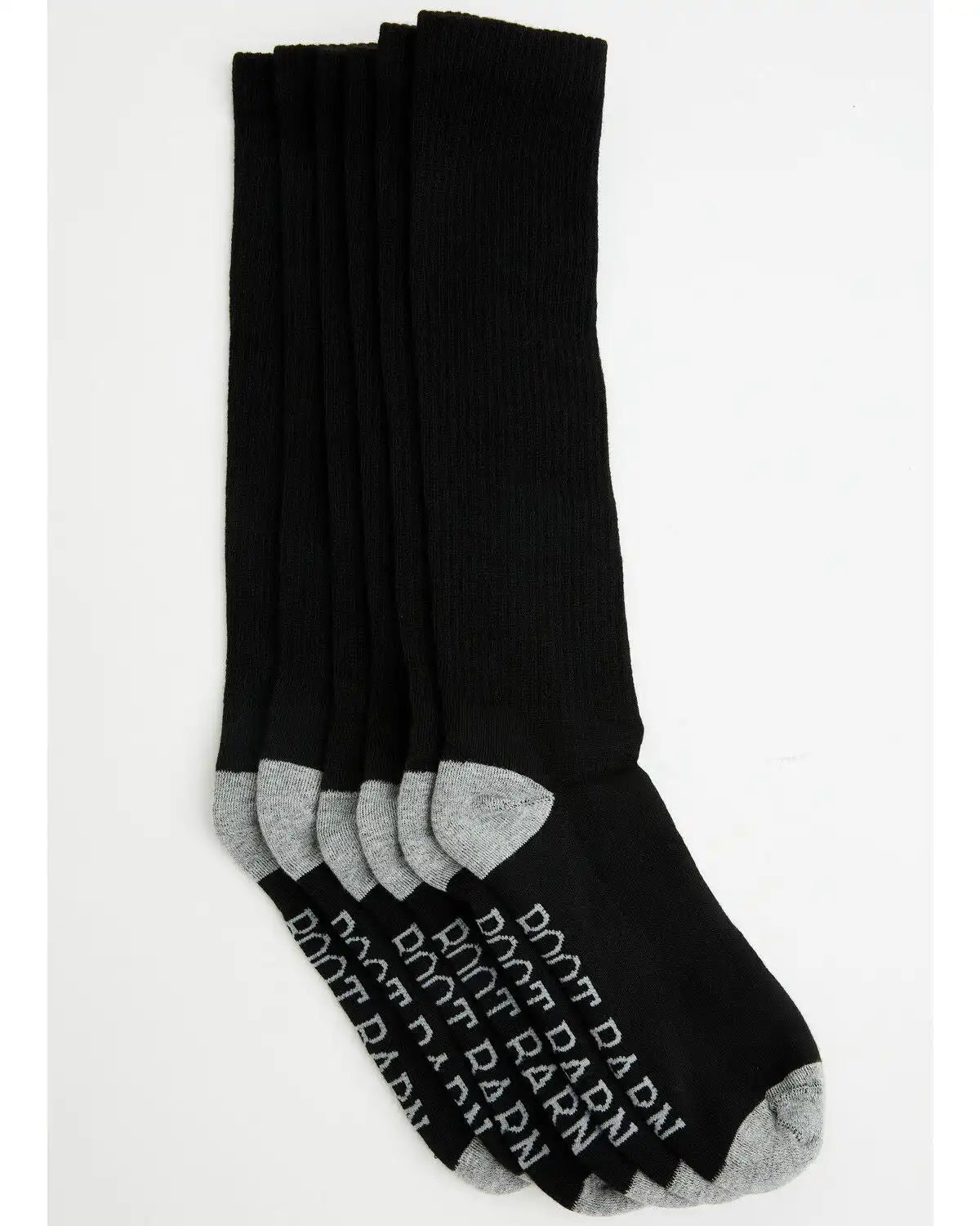 Boot Barn Women's Basic Over The Calf Sock Pack - 3 Pack