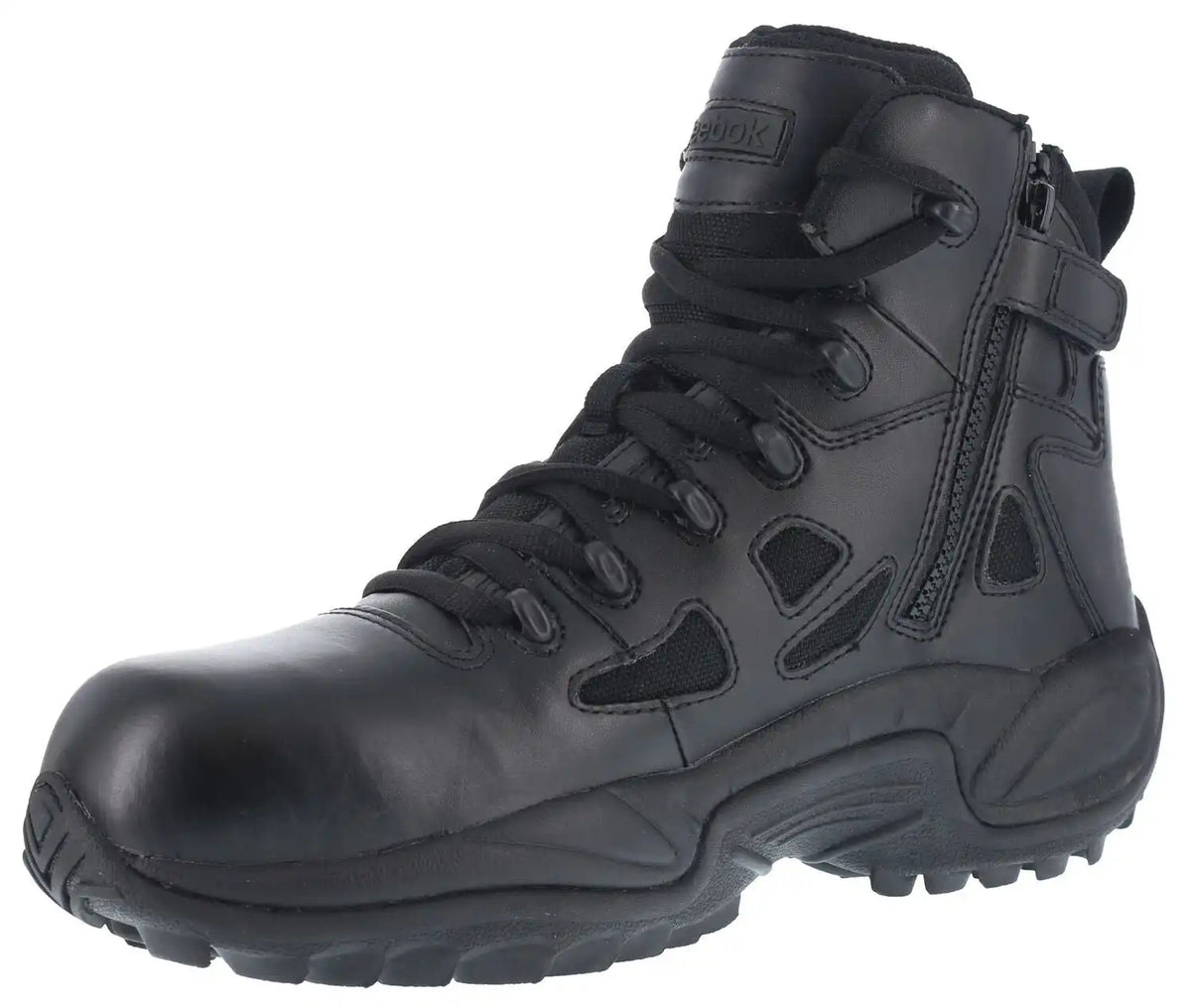Reebok Women's Stealth 6" Lace-Up Side Zip Work Boots - Composite Toe