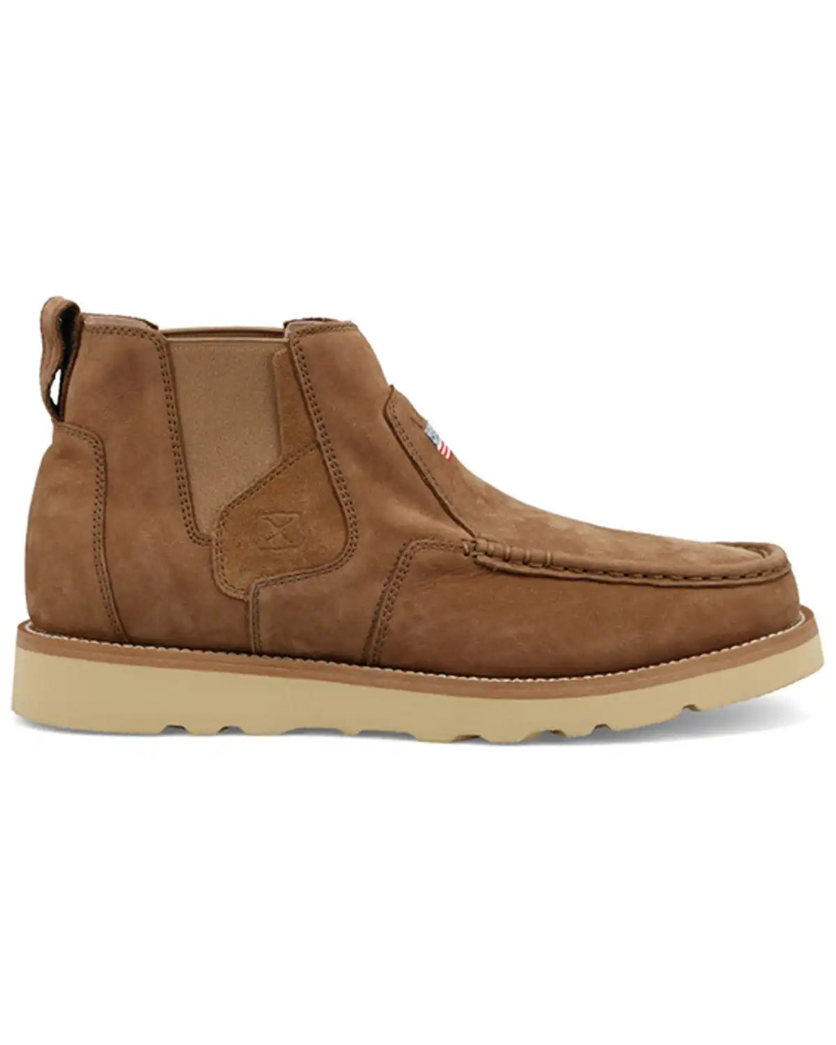 Twisted X Men's Patriotic Wedge Sole Chelsea Boots - Moc Toe